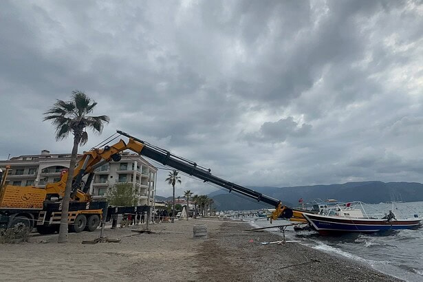 marmaris vinç kazası