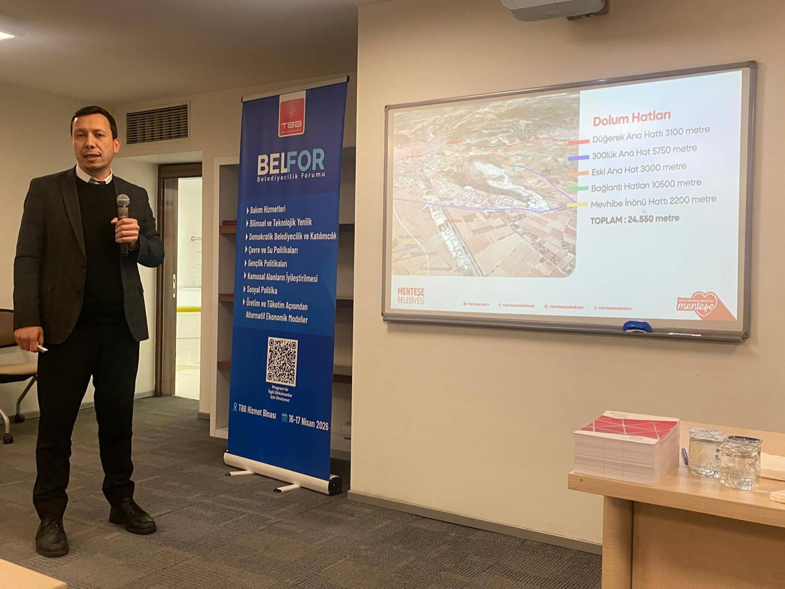 Menteşe Belediyesi, Belediyecilik Forumu’nda su yönetimi odaklı altyapı projesini tanıttı