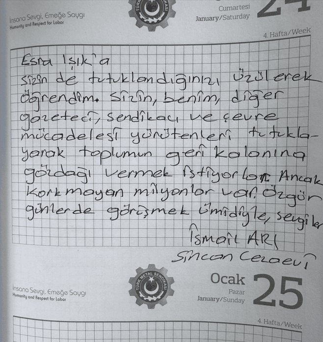 esra ışık, ismail arı, ismail arı mektup, ismail arı esra ışık, ikizköy 