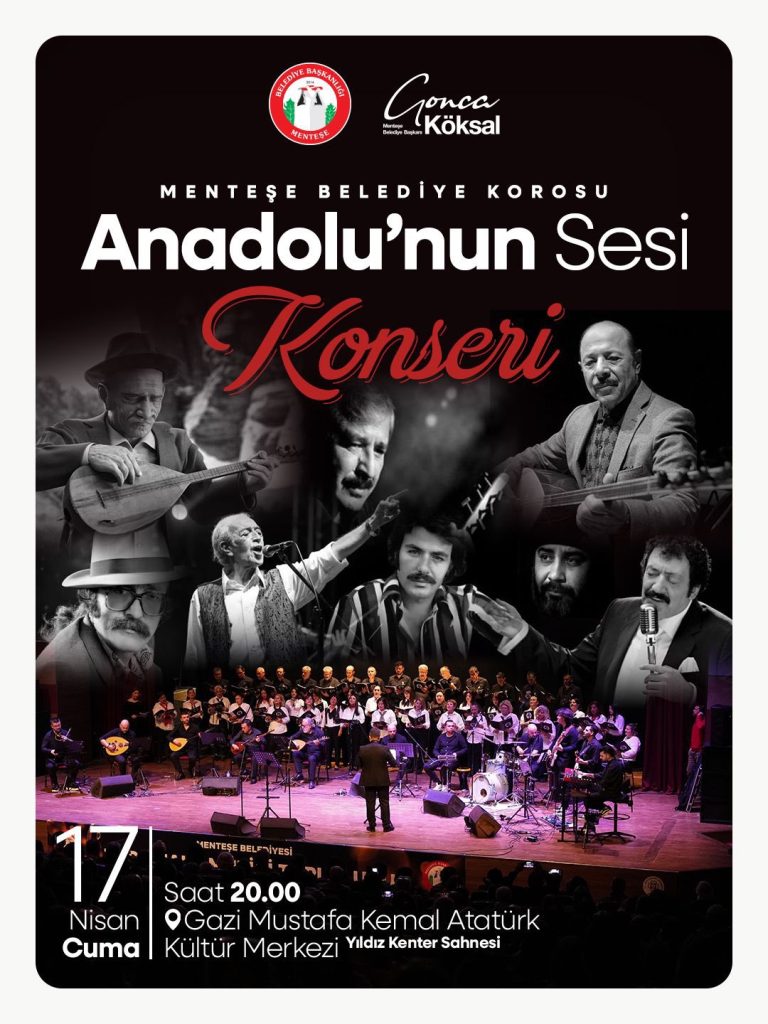menteşe anadolunun sesi konseri, anadolunun sesi konseri, menteşe belediyesi korosu, menteşe belediyesi konser, menteşe konser
