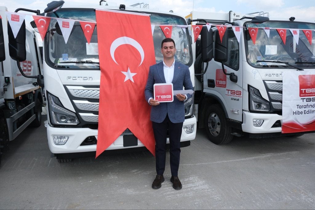 türkiye belediyeler birliği, türkiye belediyeler birliği araç teslim, türkiye belediyeler birliği araç teslim töreni, fethiye belediyesi, bodrum belediyesi