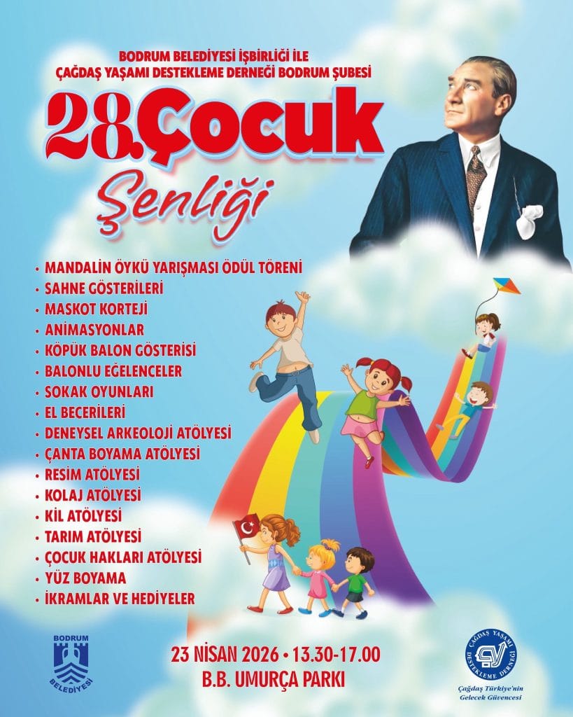 bodrum çocuk şenliği, bodrum belediyesi çocuk şenliği, bodrum 23 nisan, bodrum belediyesi 23 nisan, bodrum 23 nisan çocuk şenliği