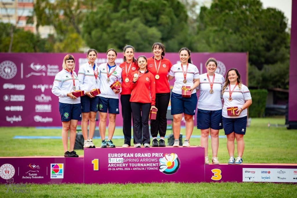 muğla okçuluk, emircan haney, hazal burun, muğla büyükşehir belediyesi spor kulübü, antalya avrupa grand prix