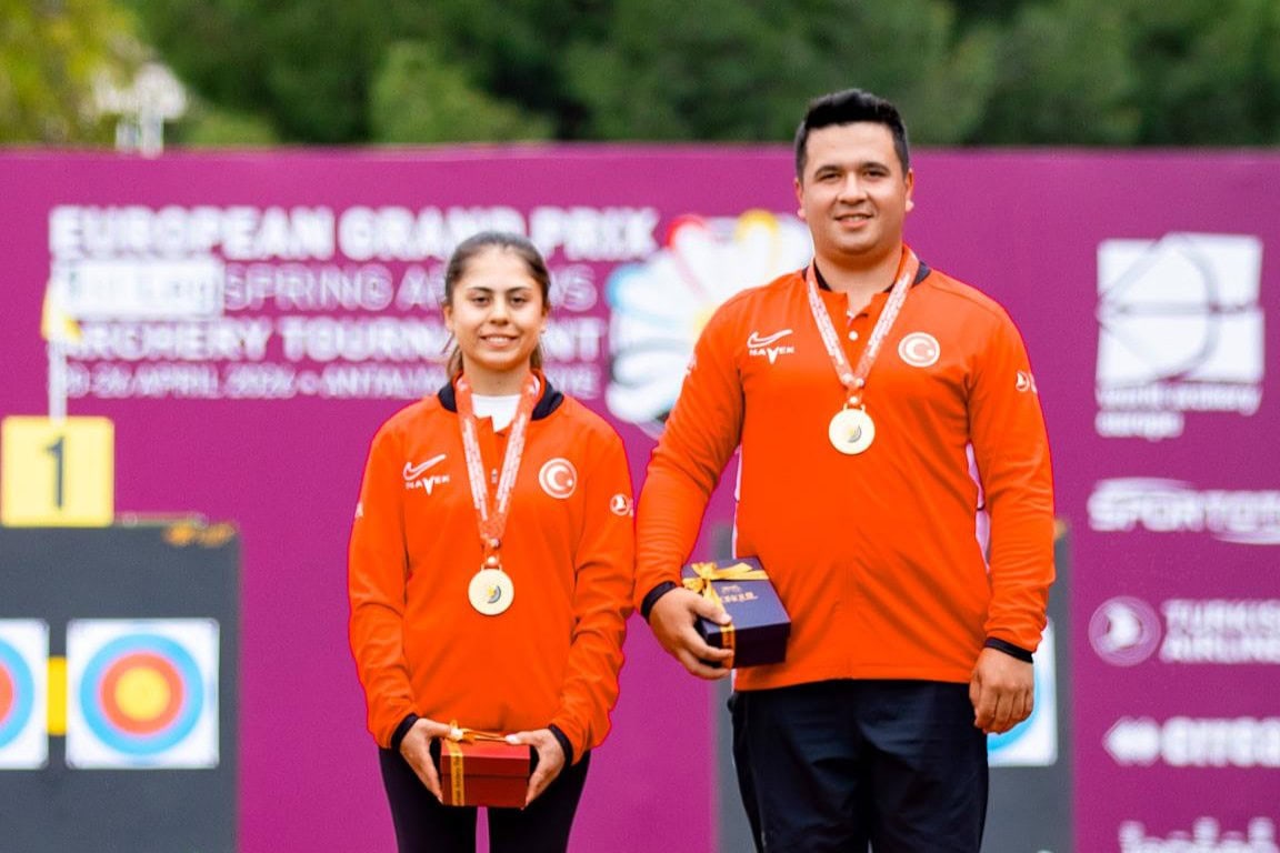Muğlalı Hazal Burun ve Emircan Haney, Avrupa Grand Prix 1. Ayak Yarışması’nda altın madalya kazandı