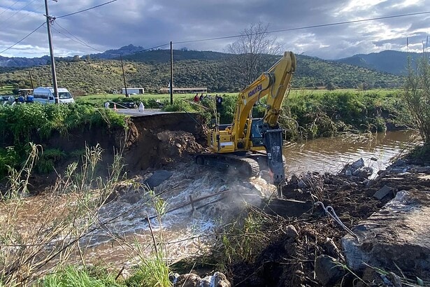 milasta çöken köprü, milas köprü, çöken köprü, milas, muğla büyükşehir belediyesi