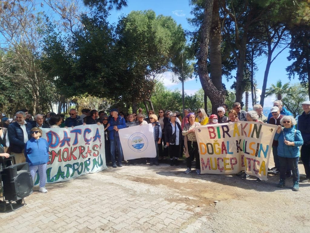 datça özelleştirme datça eski hastane ahmet aras özelleştirme iskele mahallesi datça basın açıklaması