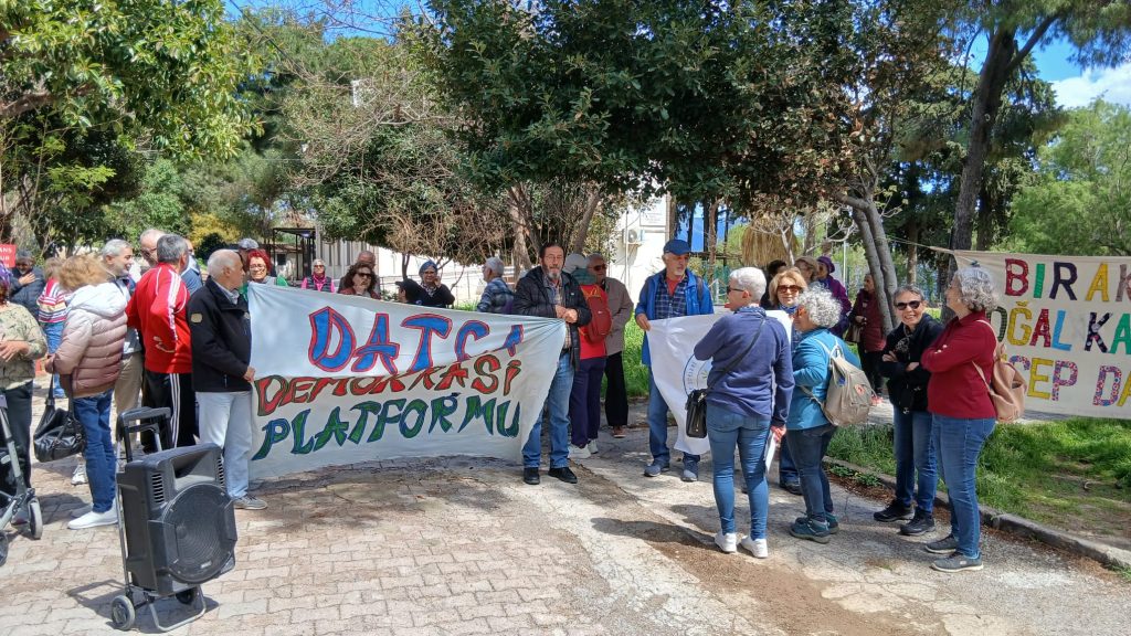 datça özelleştirme datça eski hastane ahmet aras özelleştirme iskele mahallesi datça basın açıklaması