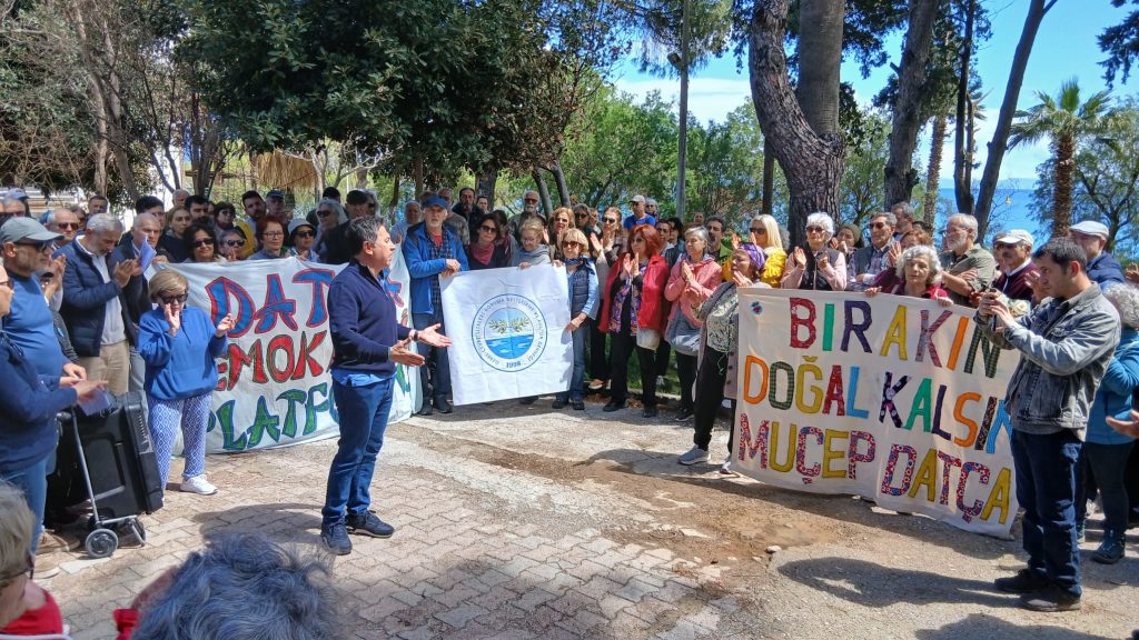 datça özelleştirme datça eski hastane ahmet aras özelleştirme iskele mahallesi datça basın açıklaması