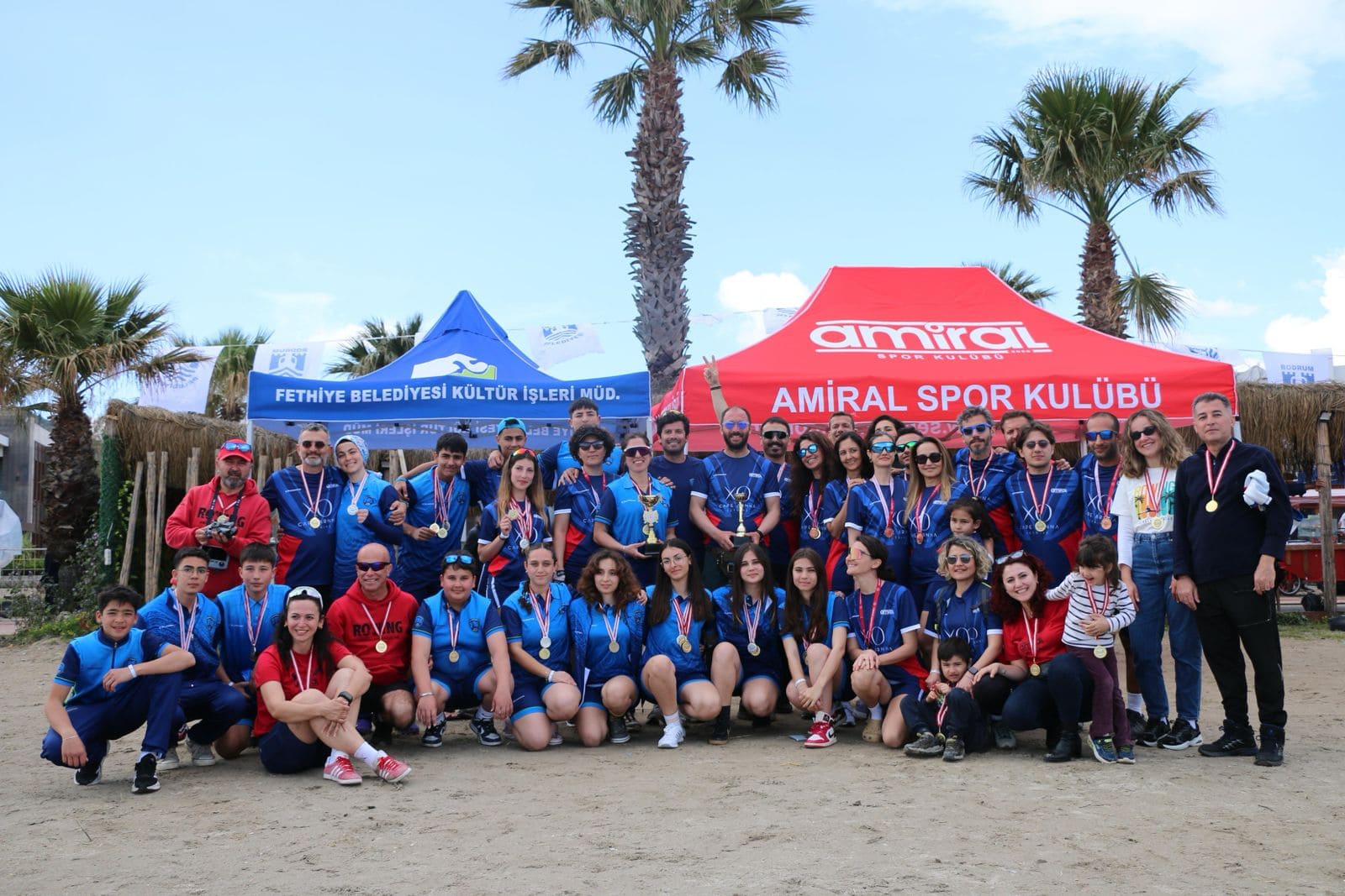 Fethiyeli kürekçiler, Ege Kupası’ndan 45 madalya ve iki kupayla döndü