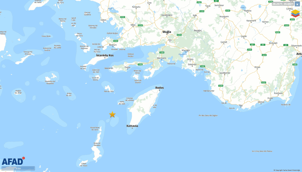 deprem, son dakika deprem, datça deprem, marmaris deprem, muğla deprem