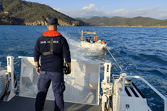 fethiye sürüklenen tekne sahil güvenlik