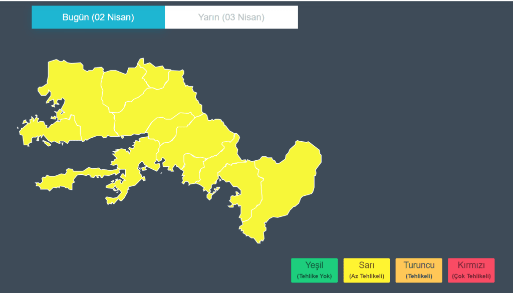 muğla sağanak yağış uyarısı meteoroloji