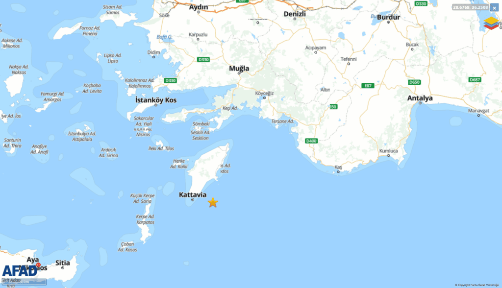deprem, son dakika deprem, datça deprem, marmaris deprem, muğla deprem