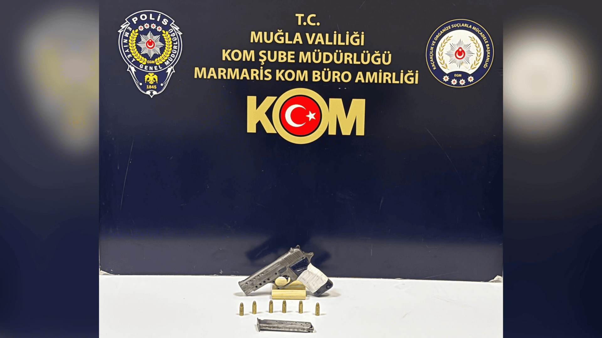 Marmaris’te ruhsatsız silah operasyonu: Bir şüpheli tutuklandı