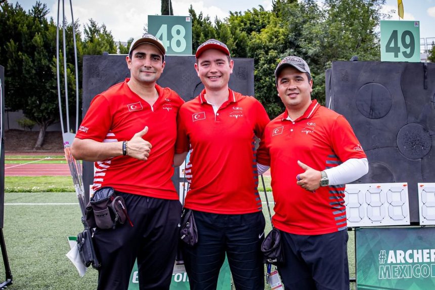 makaralı yay erkek milli takımı, emircan haney, okçuluk dünya kupası, okçuluk dünya kupası meksika, emircan haney dünya kupası