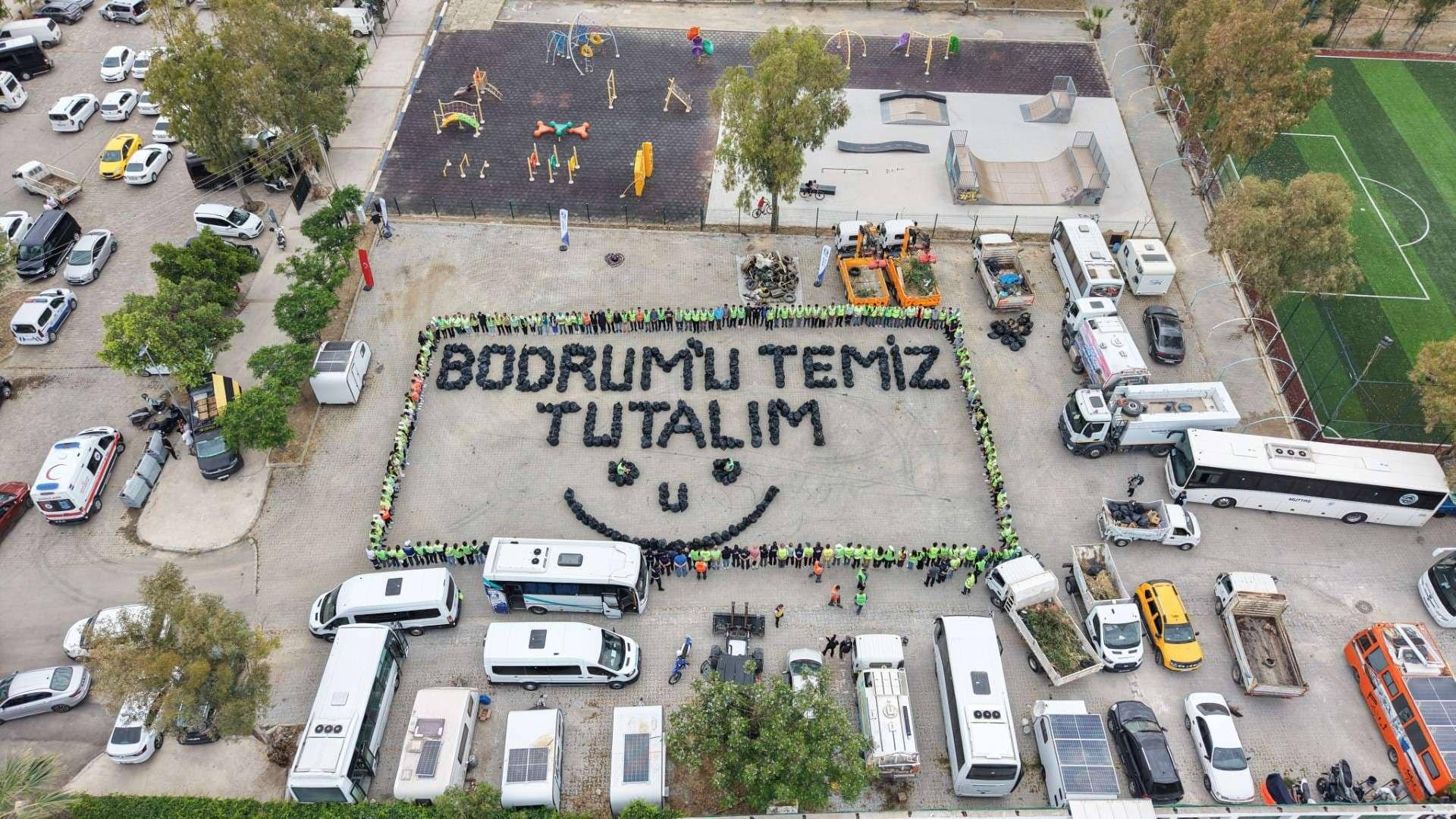 Bodrum’da yapılan temizlik çalışmalarının ikinci etabı tamamlandı