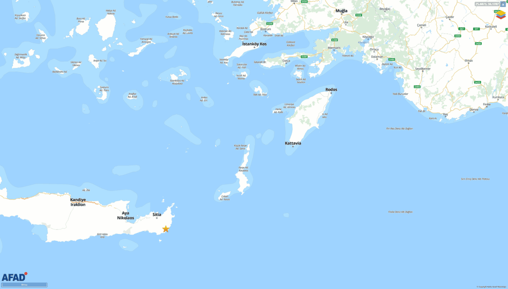 datça deprem, girit adası deprem, deprem, deprem son dakika, deprem