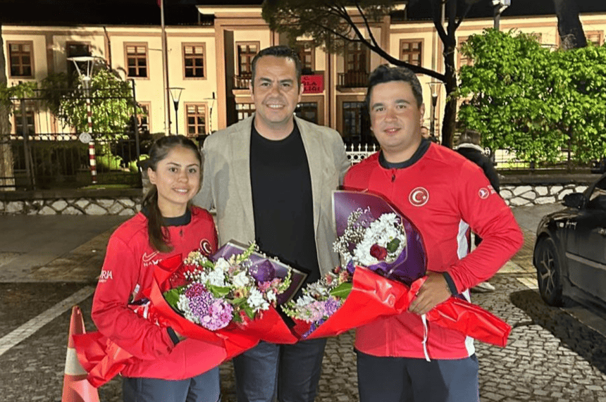 hazal burun, emircan haney, avrupa okçuluk şampiyonası, muğla okçuluk, okçuluk