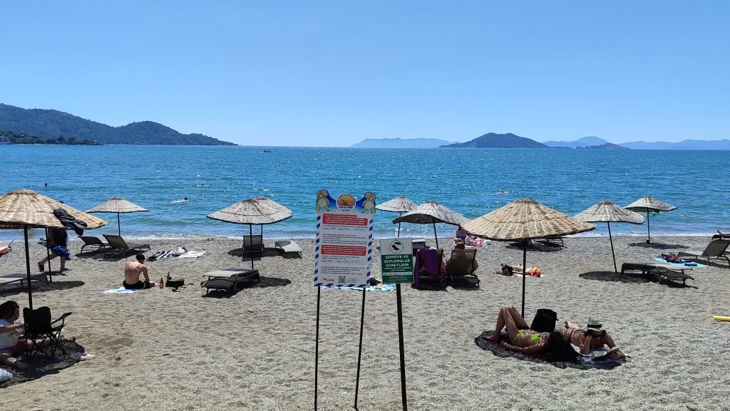 fethiye çalış şezlong yasak