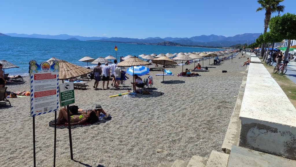 fethiye çalış şezlong yasak 