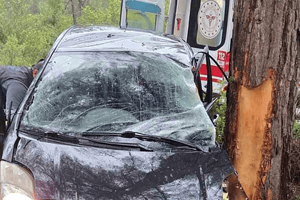 otomobil kaza kontrolden çıkan otomobil kazada yaralandı sürücü yaralandı bodrum bodrum kaza otomobilin sürücüsü