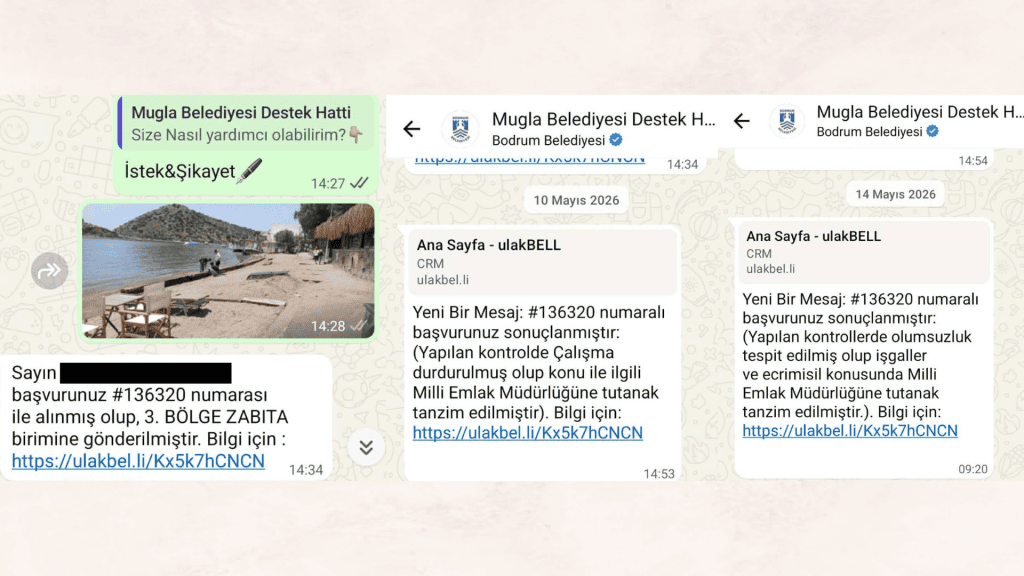cimer kıyı şikayet muğla büyükşehir belediyesi bodrum belediyesi karakaya mahallesi kıyı işgali gümüşlük kıyı işgali 