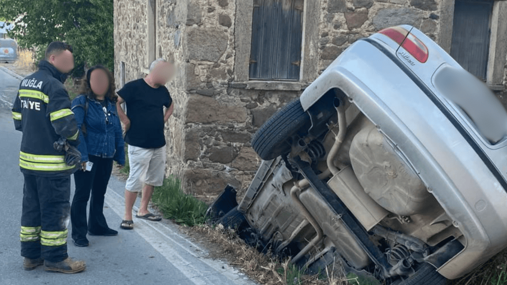 maddi hasar itfaiye yalıkavak mahallesi trafik kazası bodrum kaza yalıkavak trafik kazası
