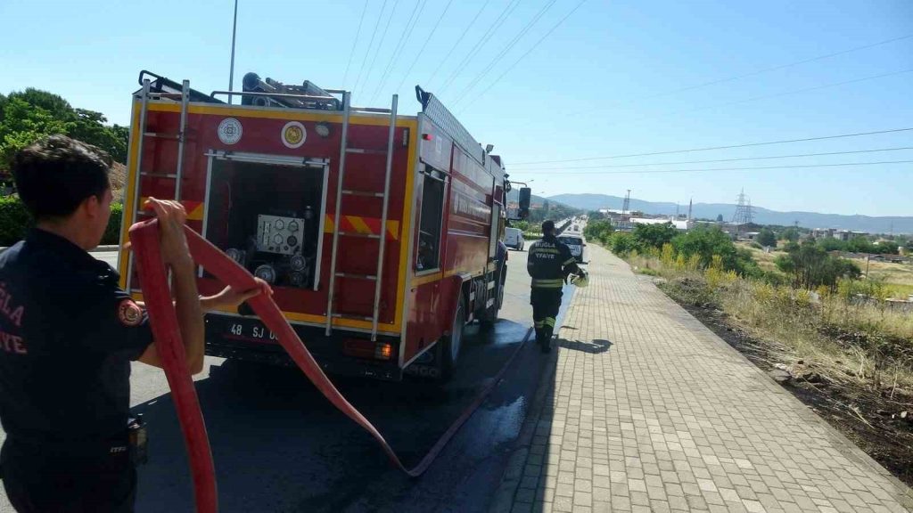 muğla menteşe yangın