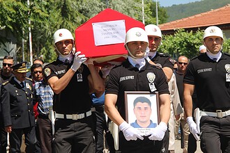 şehit Polis Memuru Tayfun Baş tören