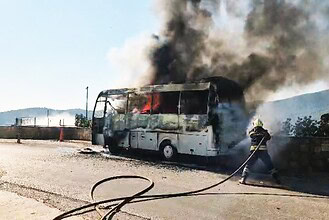 bodrum midibüs yangın