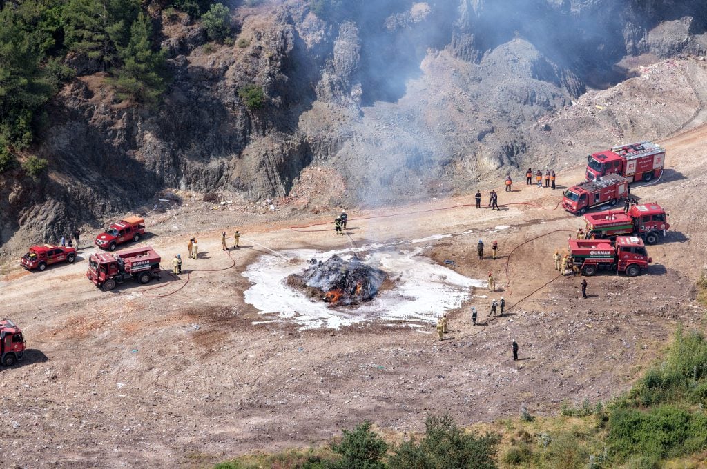 muğla orman yangını tatbikatı