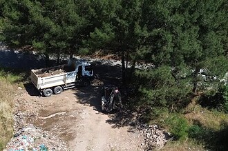 muğla kaçak hafriyat drone denetimi