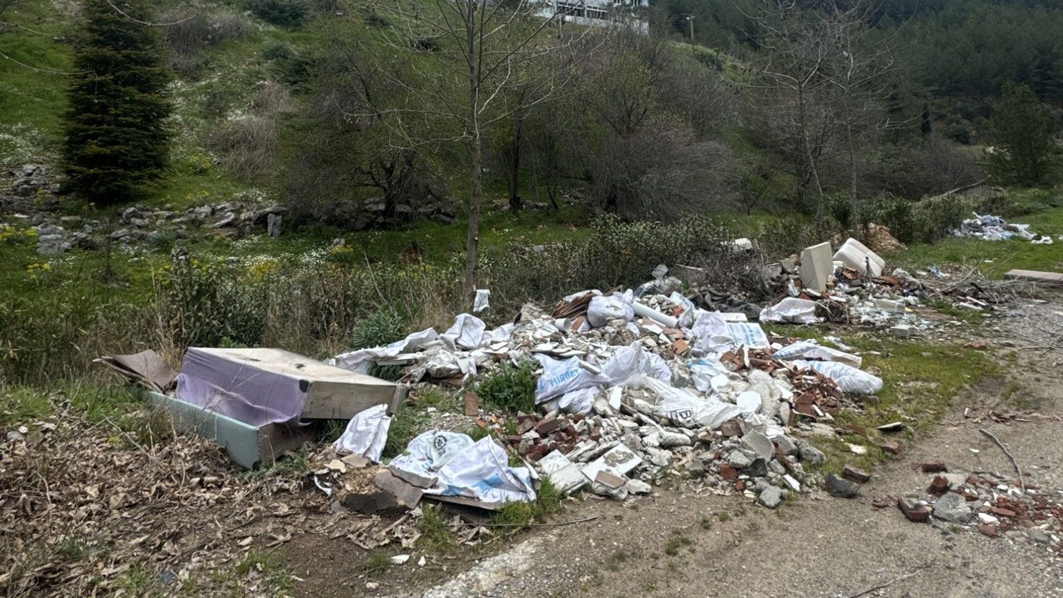muğla kaçak hafriyat drone denetimi