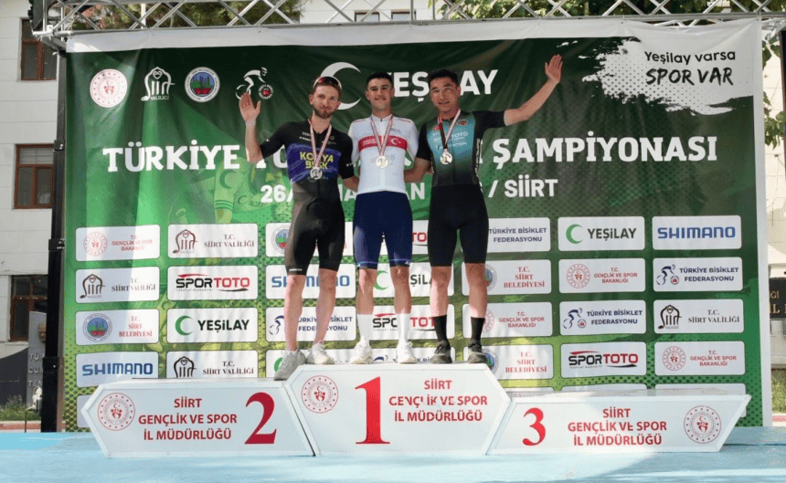 Muğlalı bisiklet sporcusu Samet Bulut, Türkiye'nin en hızlısı oldu