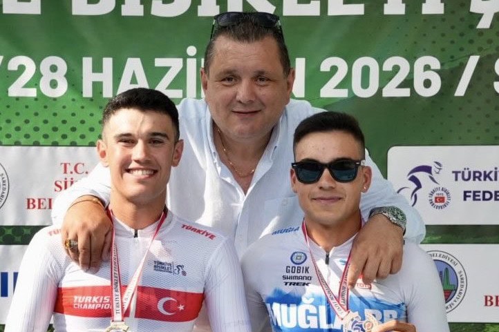 Muğlalı bisiklet sporcusu Samet Bulut, Türkiye'nin en hızlısı oldu