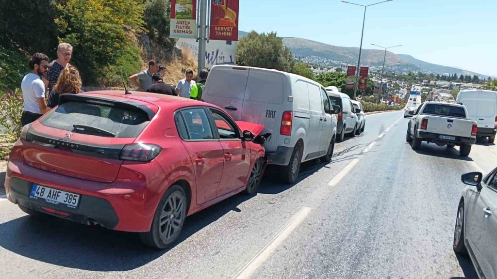 bodrum zincirleme trafik kazası