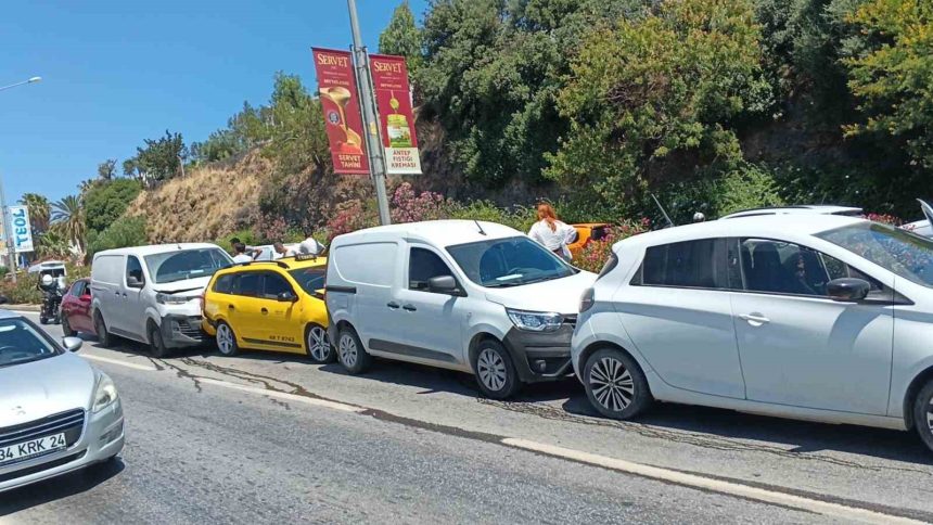 bodrum zincirleme trafik kazası