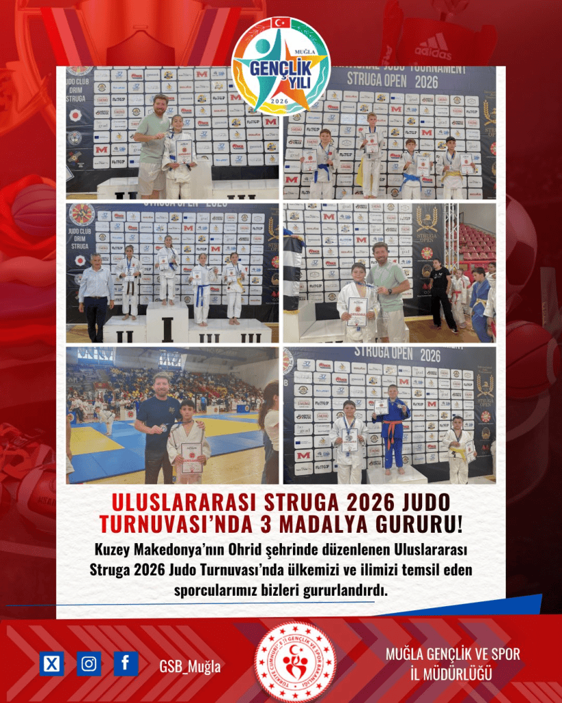 muğlalı sporcular judo turnuvası
