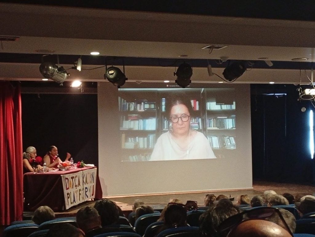 datça kadın platformu, ortadoğu ve dünyada savaşın içinde kadınlar, hediye levent, hale gönültaş, datça